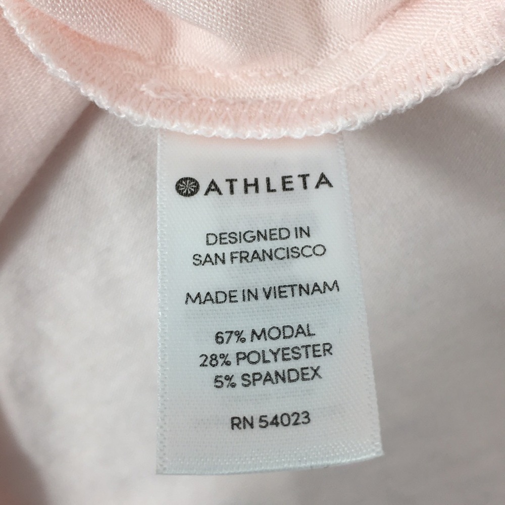 Athleta Pink Asymmetrical Hem Tank Tunic Top - Picture 8 of 11